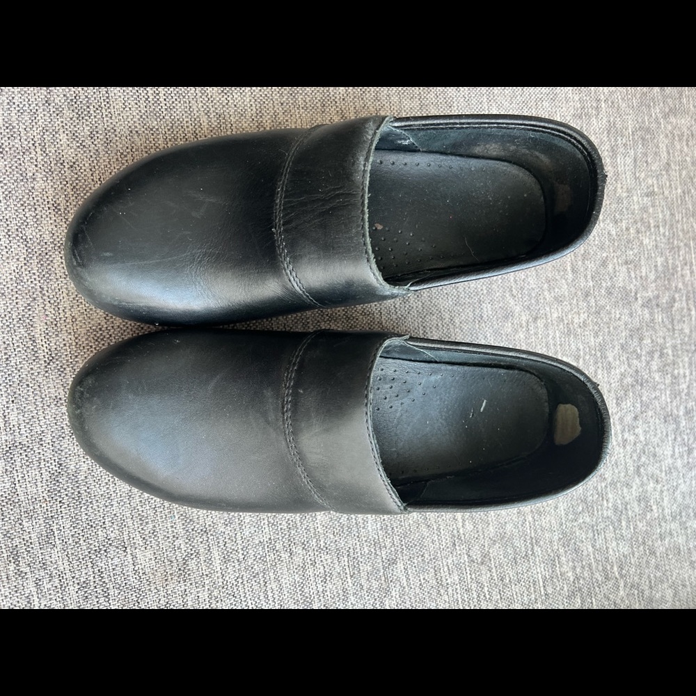 Dansko clogs in black